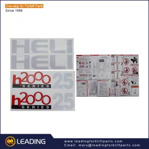 Zestaw naklejek na wózek widłowy